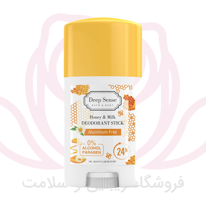 دیپ سنس دئودورانت خوشبو کننده بدن شیرعسل
