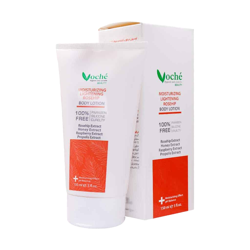وچه لوسیون مرطوب کننده و شفاف کننده بدن رزهیپ 150 میلی لیتر 